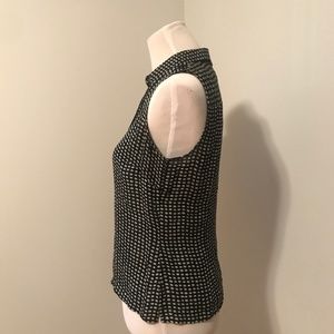 Ann Taylor Flowy Collared Tank Top